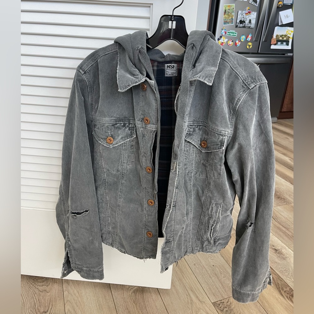 NSF Corduroy Distressed Jacket